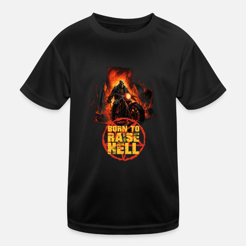 Born to Raise Hell Kids Functional T-Shirt