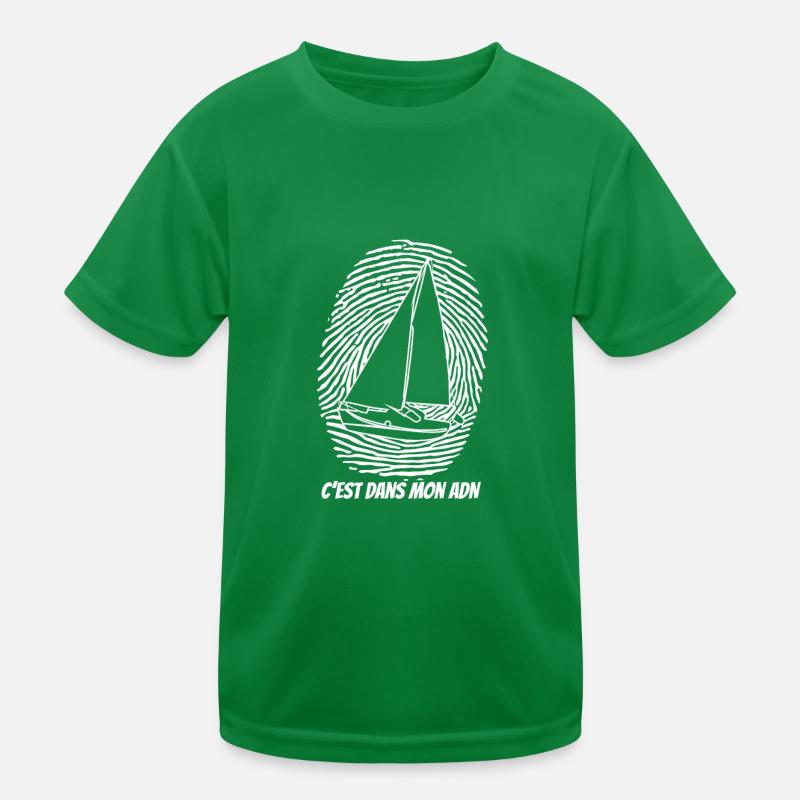Segelboot-DNA Kinder Funktions-T-Shirt