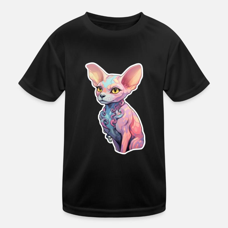 Sphinx-Katze Kinder Funktions-T-Shirt