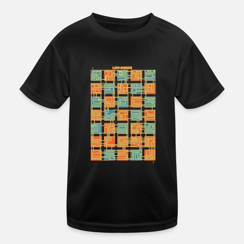 Laby-Quadrat Kinder Funktions-T-Shirt