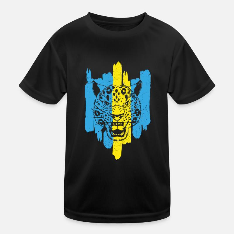 Schneeleopard National Souvenir Kasachstan Kinder Funktions-T-Shirt