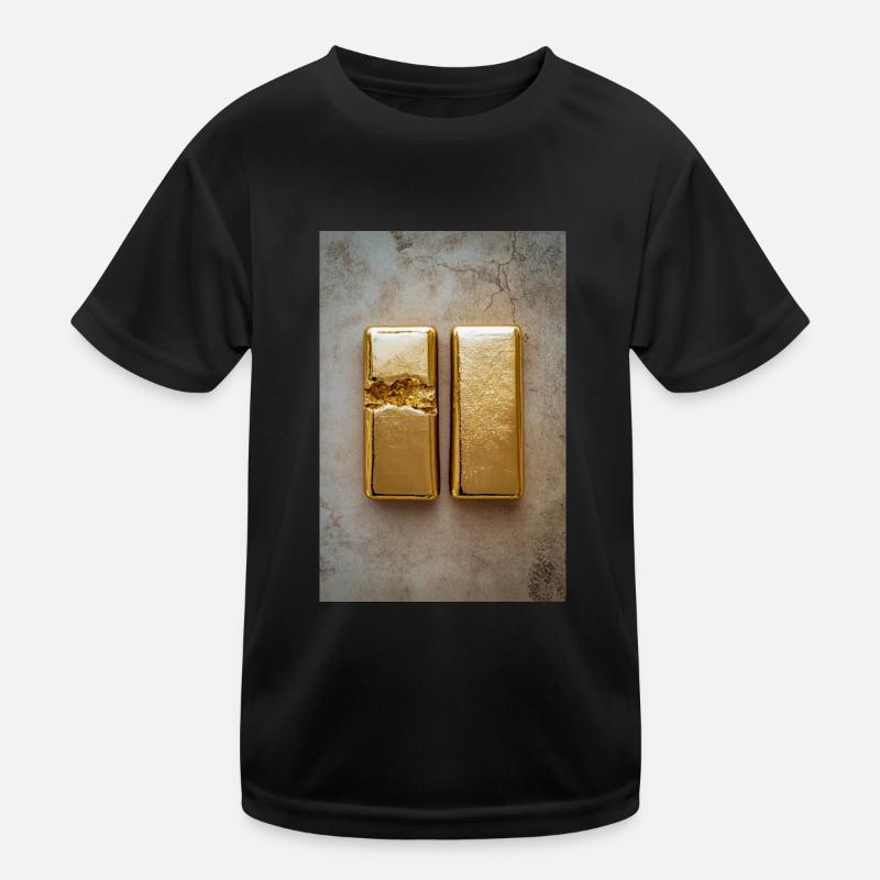 Gold Transformation Kids Functional T-Shirt
