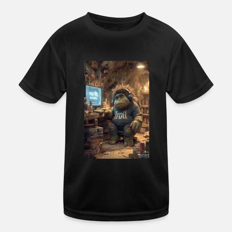 Internet-Troll wird gesperrt Kinder Funktions-T-Shirt