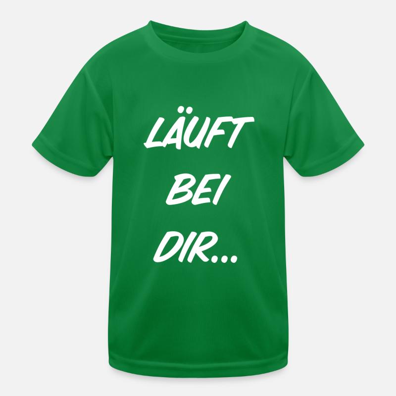 Läuft bei dir Kinder Funktions-T-Shirt