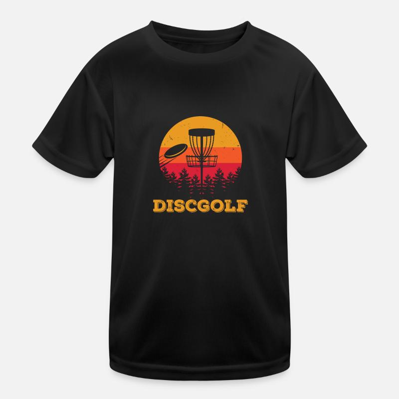 Frisbee Vintage Discgolf disque cadeau T-shirt sport Enfant