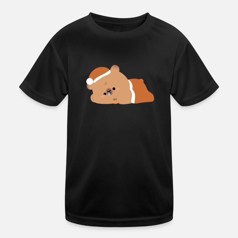 Tired Capybara Kids Functional T-Shirt