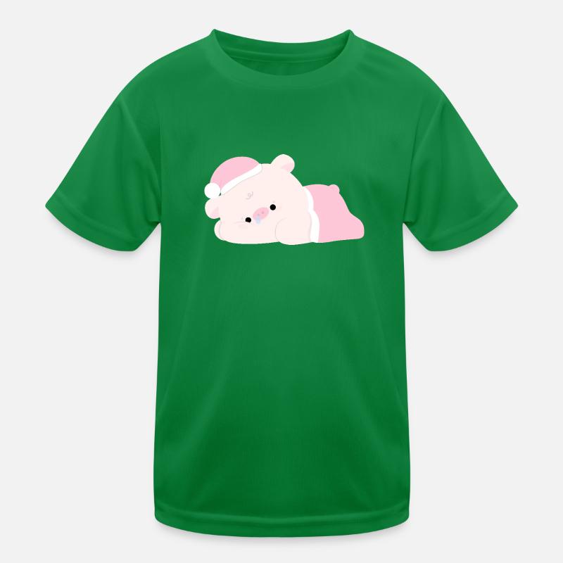 Tired Pig Kids Functional T-Shirt