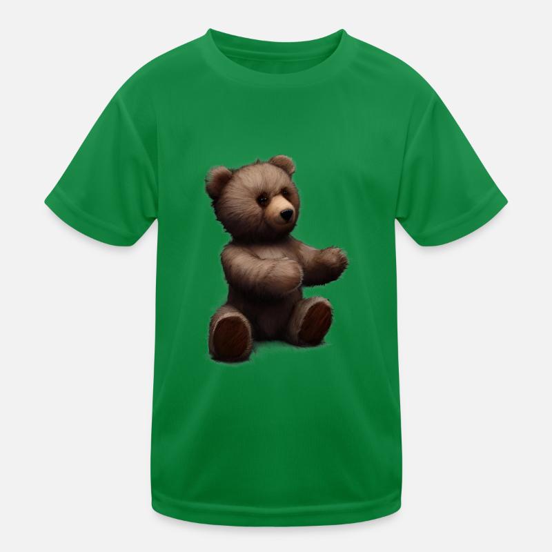 Teddybär Kinder Funktions-T-Shirt