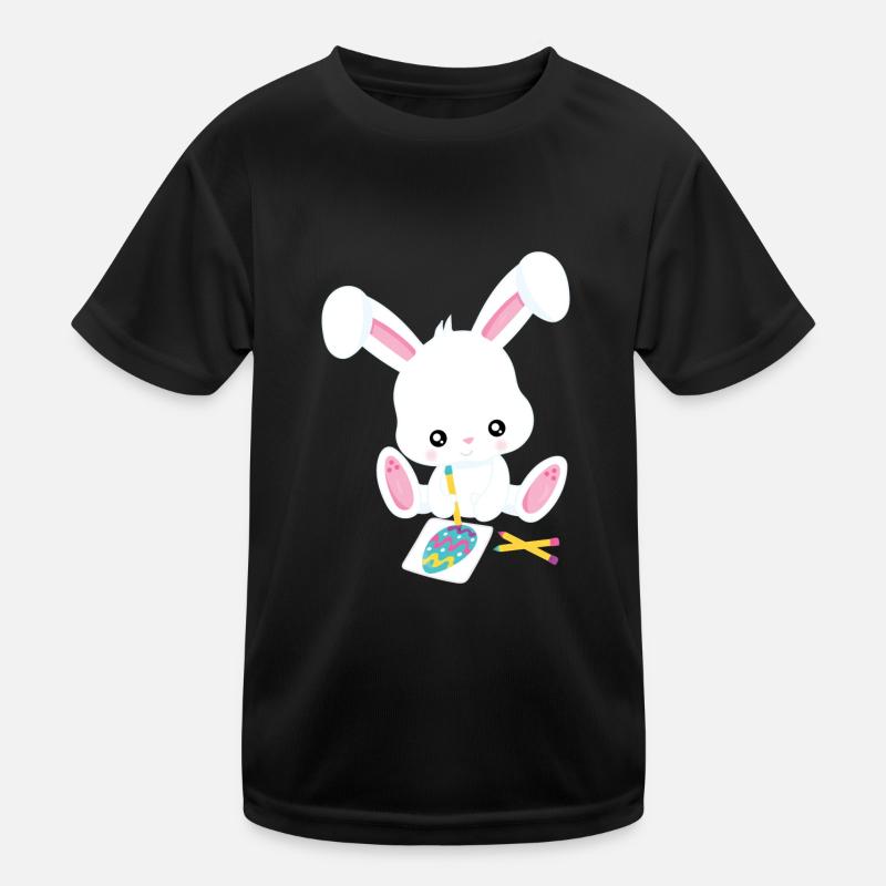 Osterhase Kinder Funktions-T-Shirt