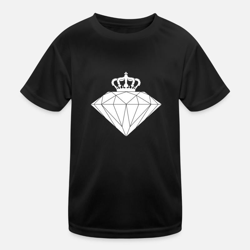 diamond_crown_dc6 Kids Functional T-Shirt