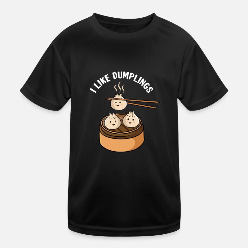 Dumplings Dim Sum Kids Functional T-Shirt