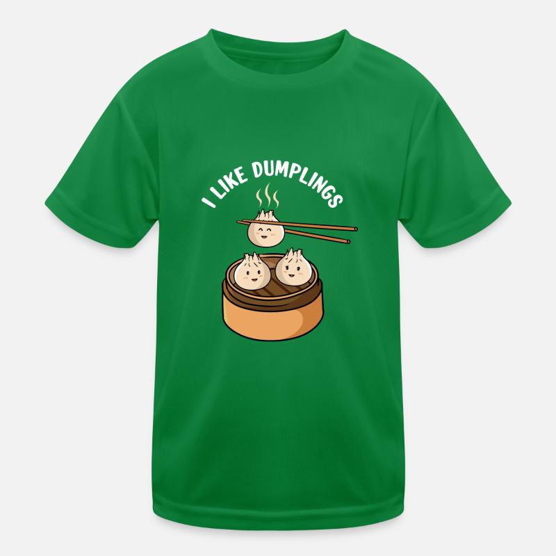 Dumplings Dim Sum Kids Functional T-Shirt