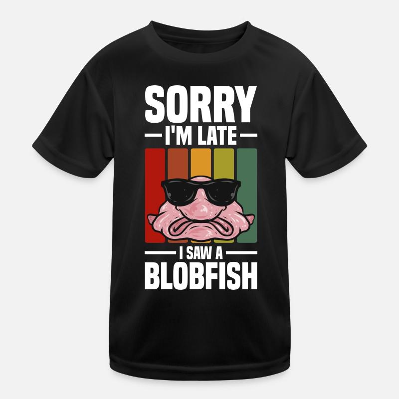 Blobfisch Kinder Funktions-T-Shirt