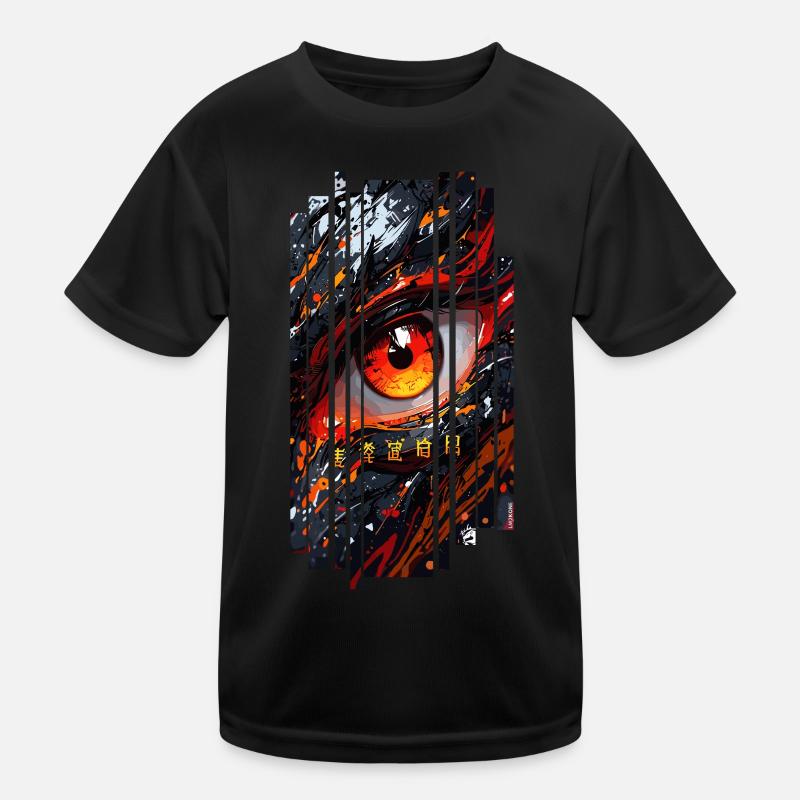 Cyborg Eyes Drachenmädchen Kinder Funktions-T-Shirt