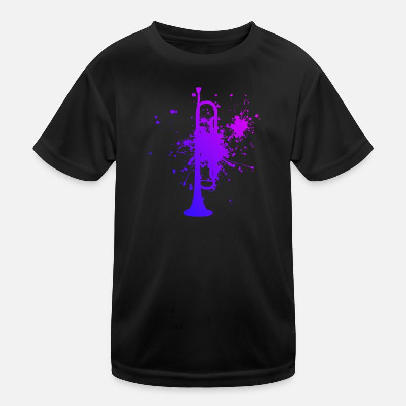Jazz Trompeter Trompete Trompeter Trumpet Kinder Funktions-T-Shirt