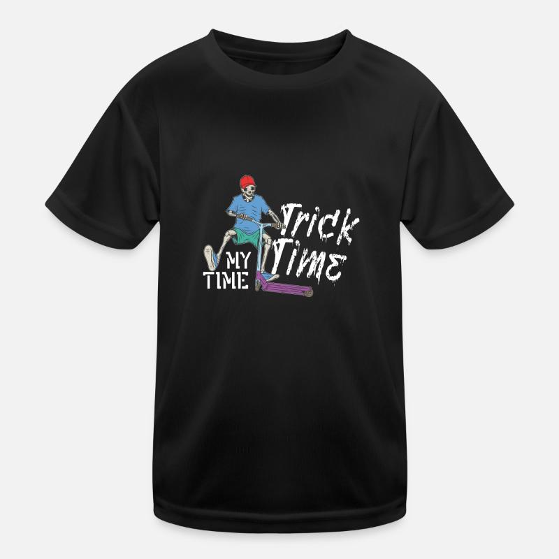 Stunt Scooter trick Kinder Funktions-T-Shirt