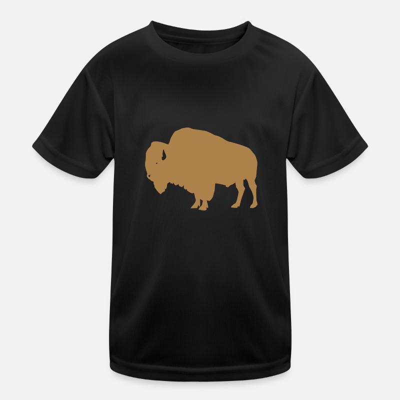 Bison Kids Functional T-Shirt