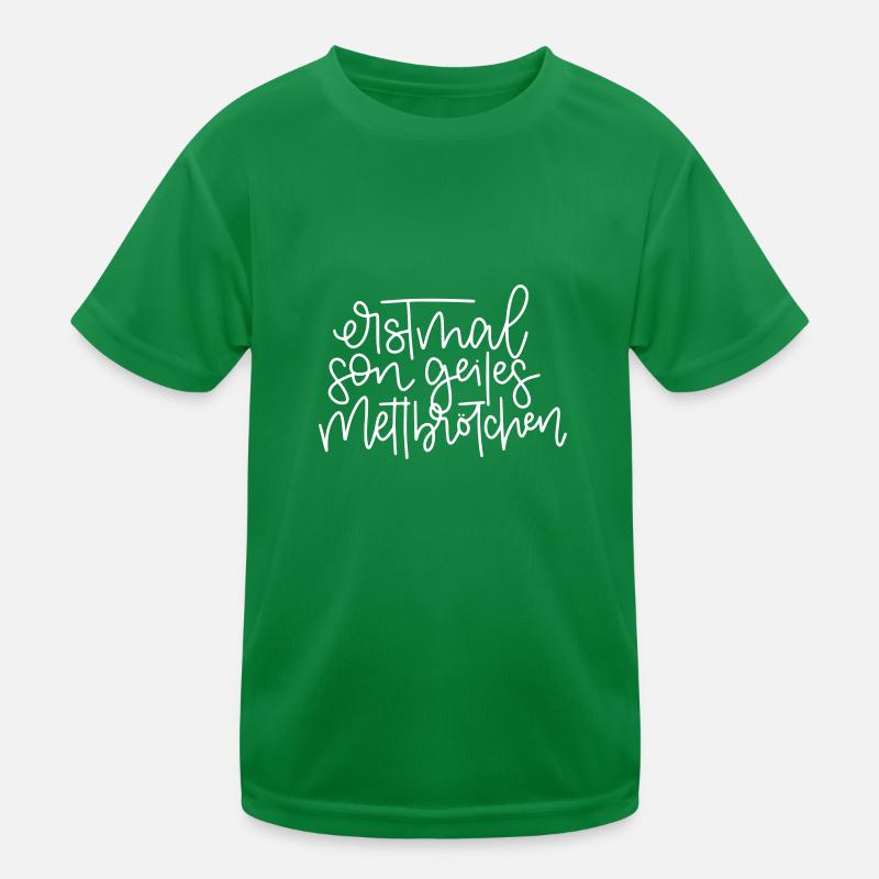 First son geiles Mettbrötchen Kids Functional T-Shirt