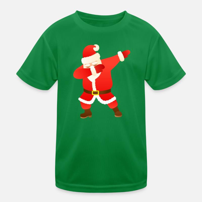 Weihnachtsmann Dab Weihnachten Dabbing Kinder Funktions-T-Shirt