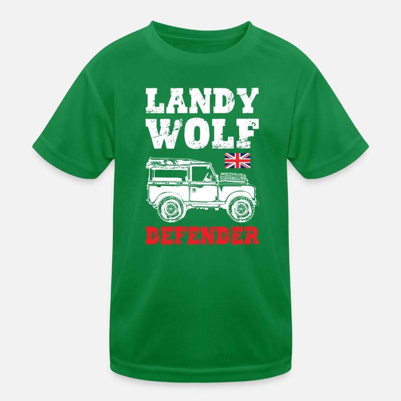 Landy Wolf Defender Kids Functional T-Shirt