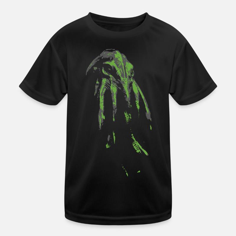 Cthulhu - Stencil Kinder Funktions-T-Shirt