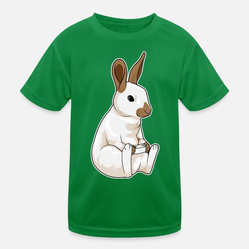 Bunny Gamer Controller T-shirt sport Enfant