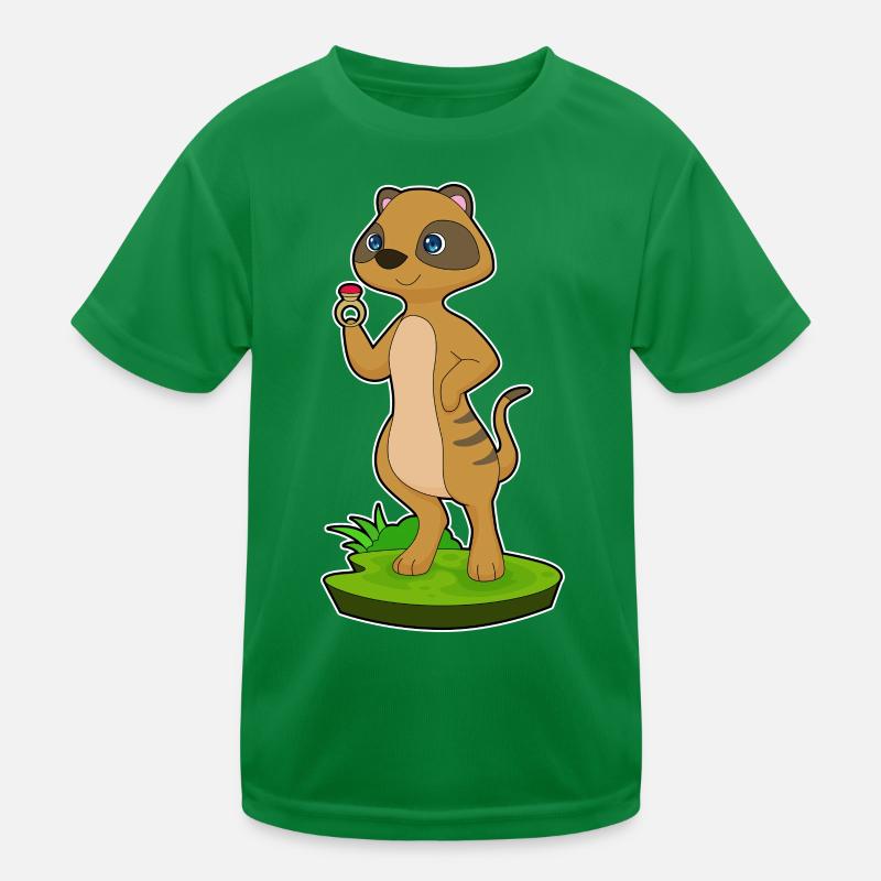 Meerkat Ring Kids Functional T-Shirt