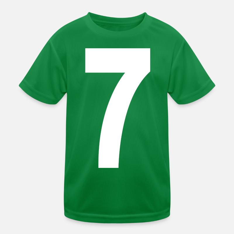 7 Nummern Kinder Funktions-T-Shirt