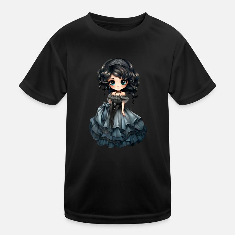 Dollie Gotik Kinder Funktions-T-Shirt