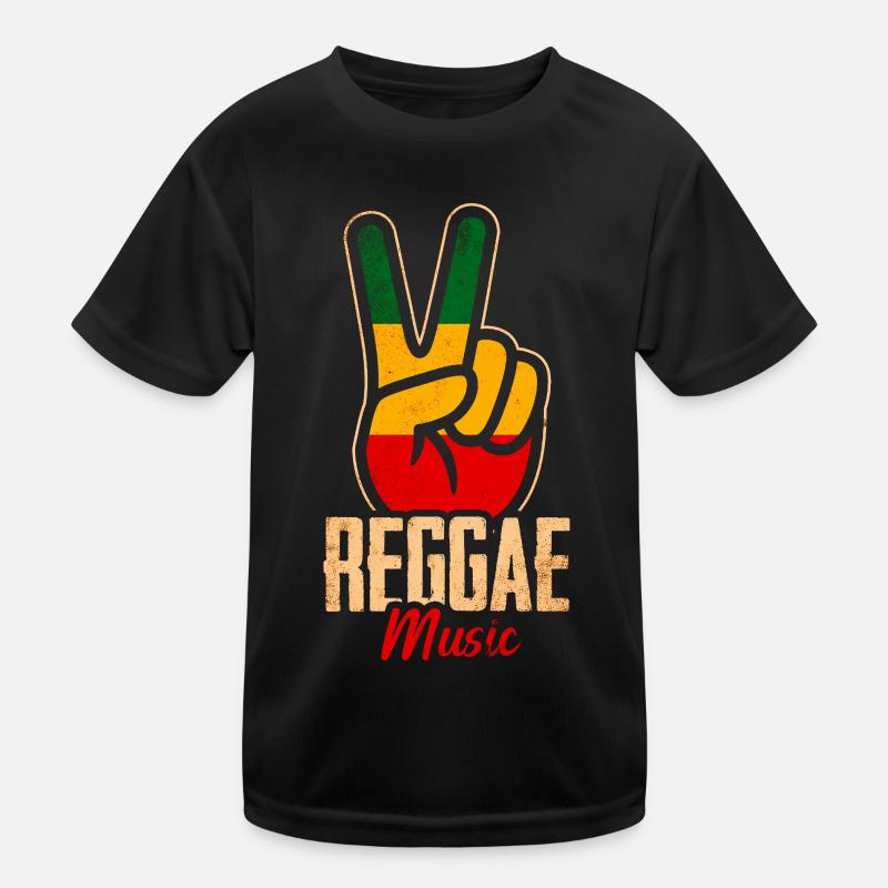 Reggae Musik Kinder Funktions-T-Shirt