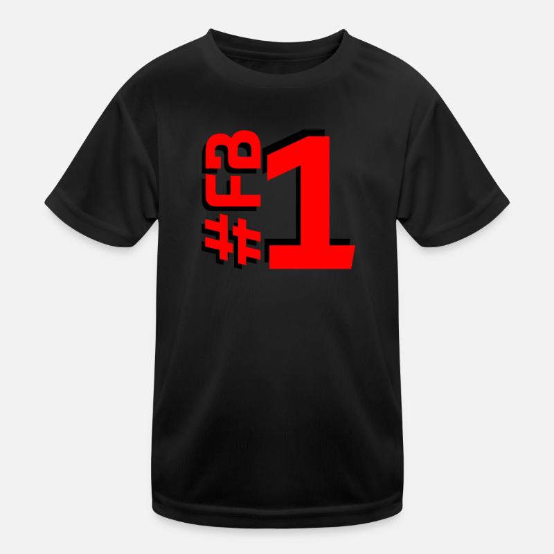FB1 - Kids Functional T-Shirt - black