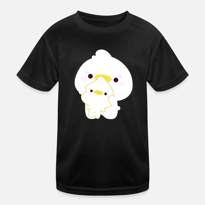Duck Couple Kids Functional T-Shirt