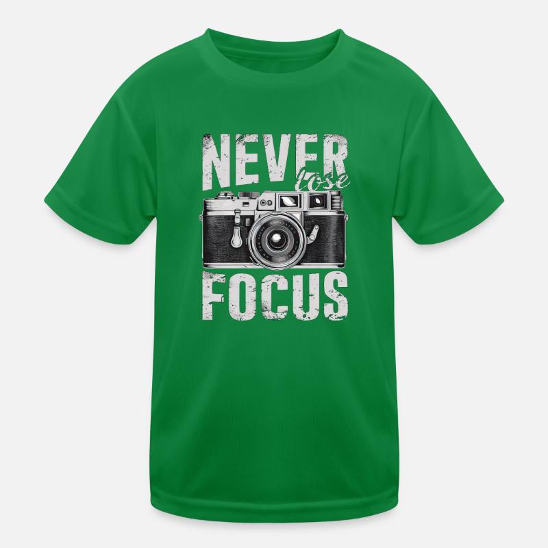 Never Lose Focus Kids Functional T-Shirt