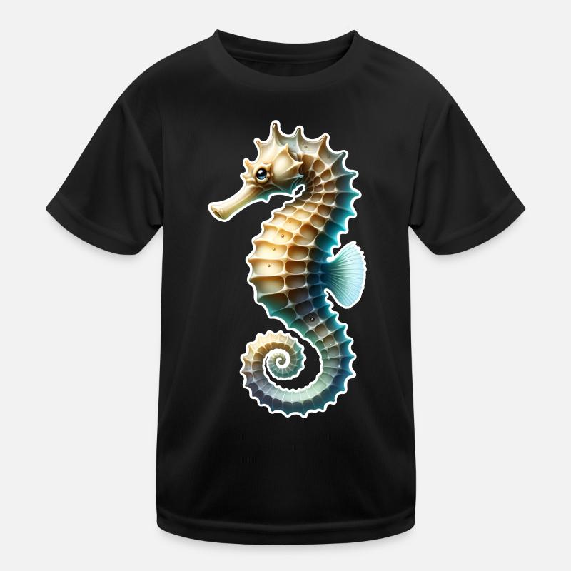 Seepferd Kinder Funktions-T-Shirt