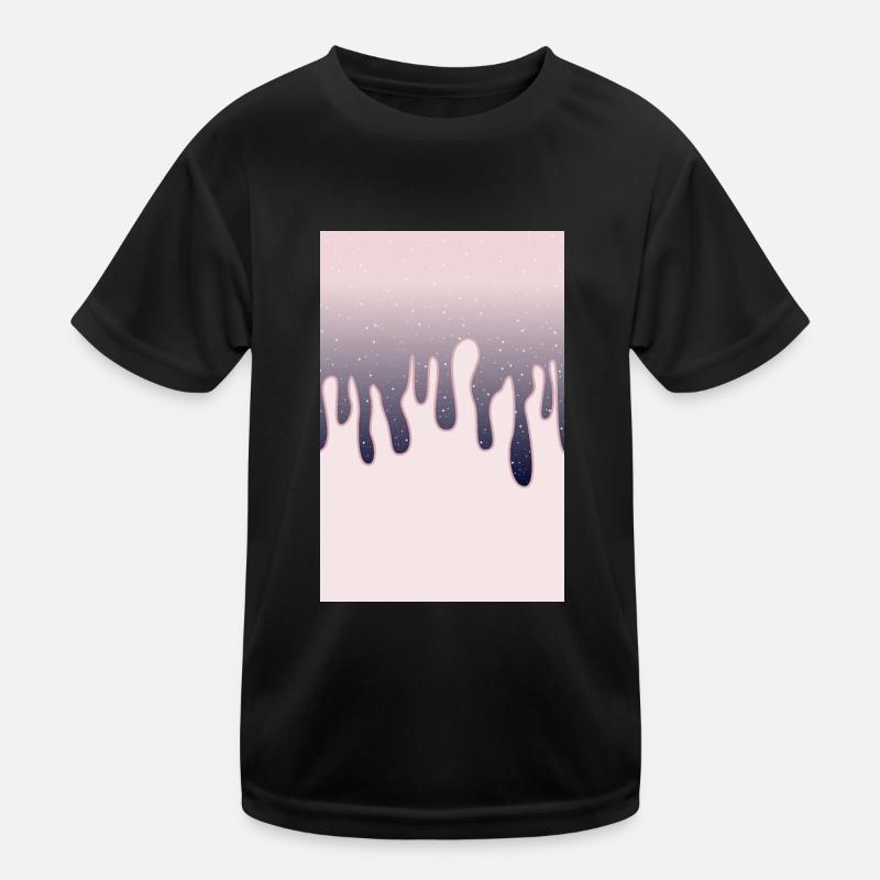 Melting Galaxy Space Slime Pastel Kids Functional T-Shirt