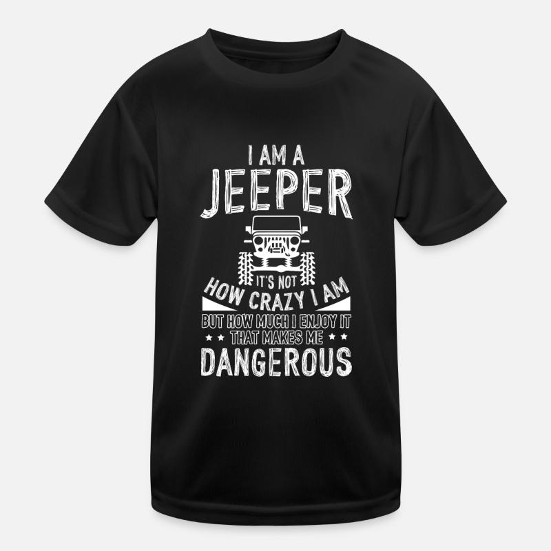 Jeep Dangerous Kinder Funktions-T-Shirt