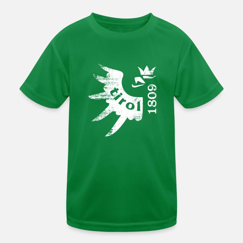 Tyrol 1809 Dialect Tyrolean Coat of Arms Eagle Gift Kids Functional T-Shirt