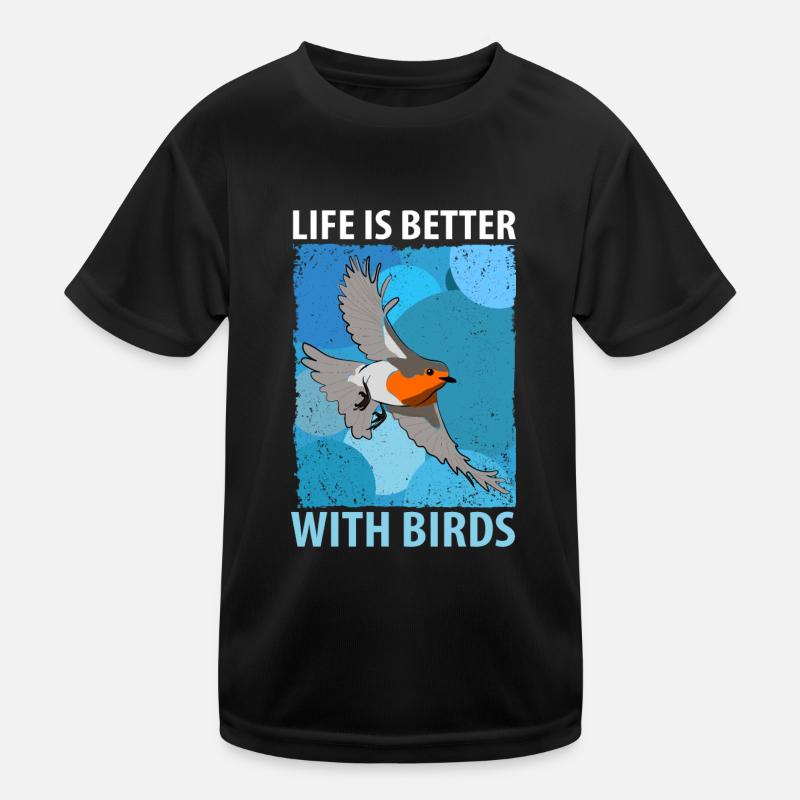 Observation des oiseaux Oiseaux Observation des oiseaux Oiseaux T-shirt sport Enfant