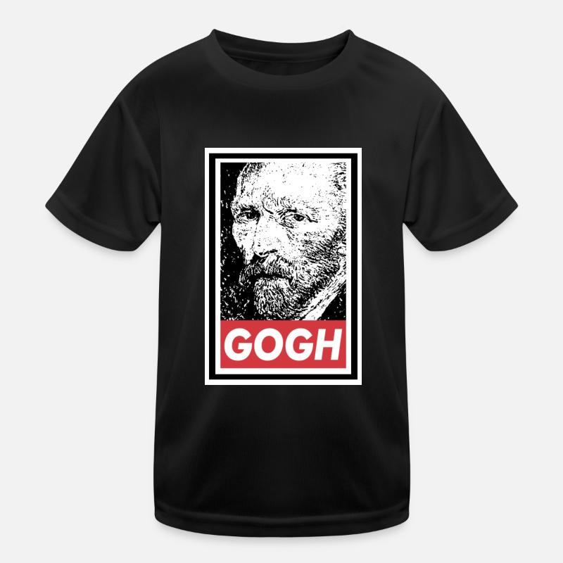 VAN GOGH GEHORCHE Kinder Funktions-T-Shirt