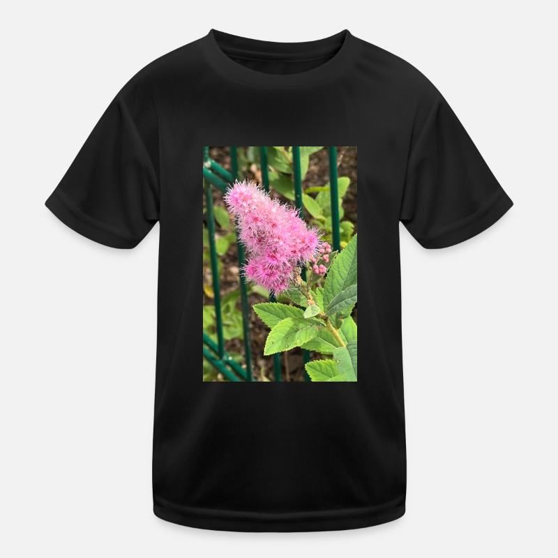 Fleur rose T-shirt sport Enfant