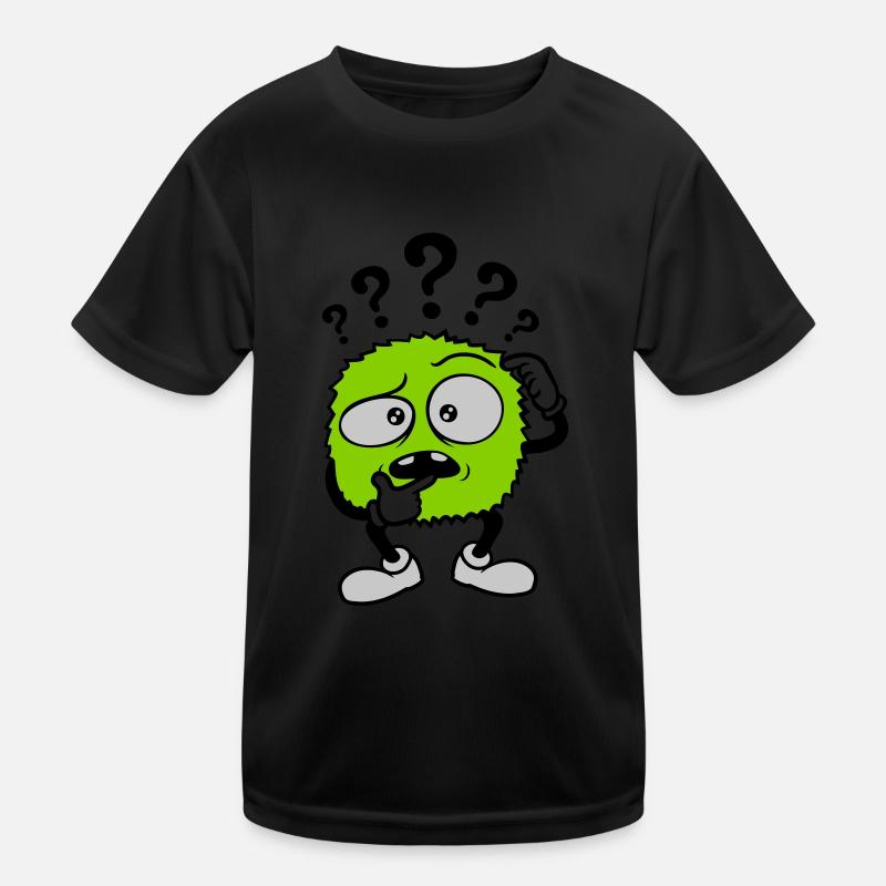 Question mark skeptical face comic Kids Functional T-Shirt