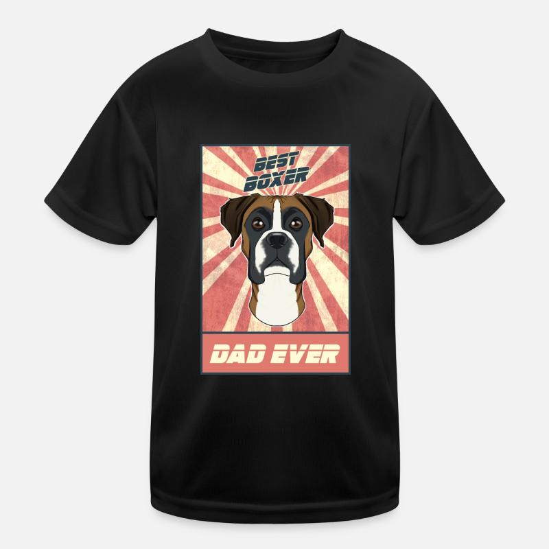 Best Boxer Dad Ever I Boxer Lover Kinder Funktions-T-Shirt