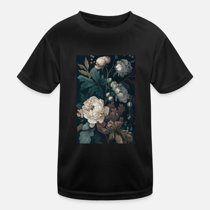 Blumen Gemälde 1 Kinder Funktions-T-Shirt