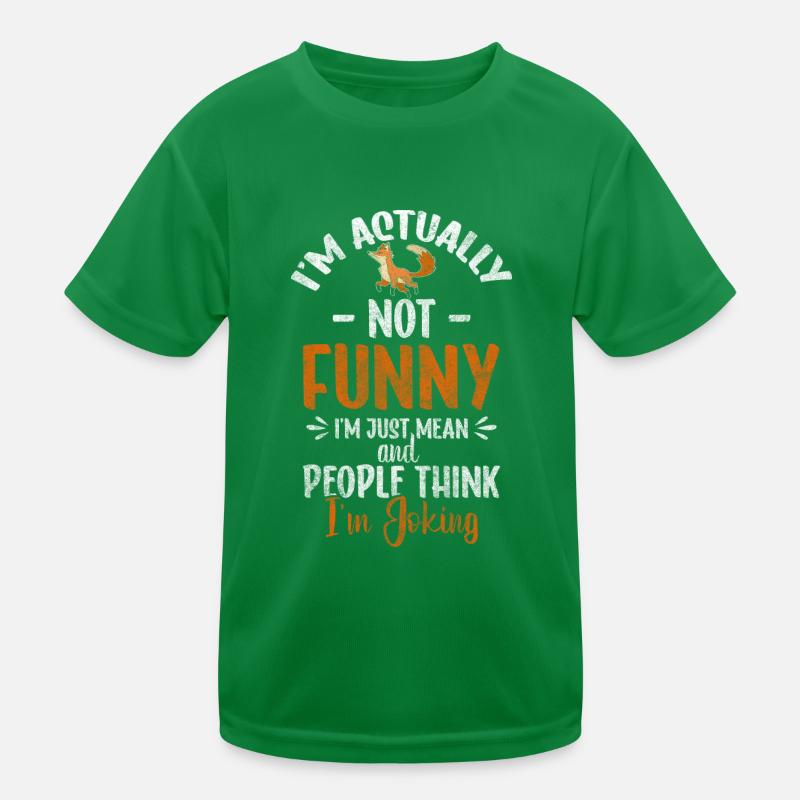 Fuchs Waldtier Niedlich Kinder Funktions-T-Shirt