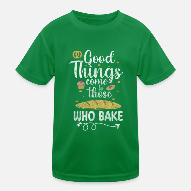 Baker profession dough Kids Functional T-Shirt