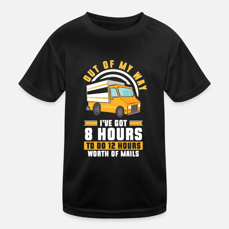 Postman Postman Parcels Courier Service Kids Functional T-Shirt