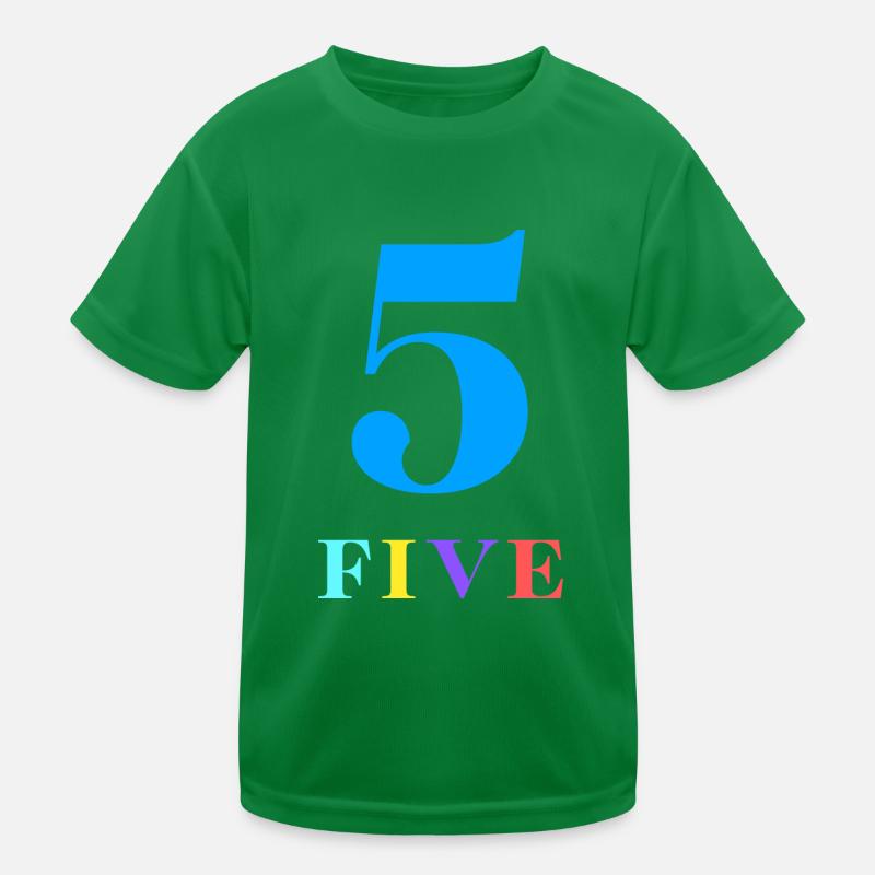 Five -5e anniversaire T-shirt sport Enfant