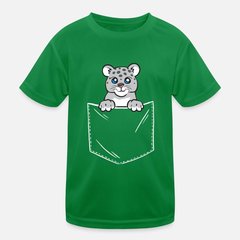 Snow leopard Kids Functional T-Shirt