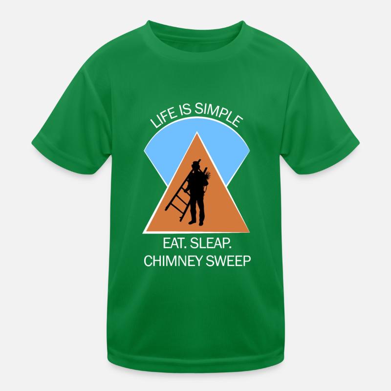 Schornsteinfeger Schlotfeger Kinder Funktions-T-Shirt