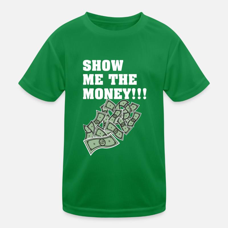 Conception d’argent d’exposition pour les professionnels à revenu élevé T-shirt sport Enfant